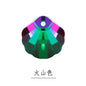 Rhinestone Shell Shape 16mm 6 Colors K9 Glass Accessory Crystal Pendant Single Hole DIY Jewelry