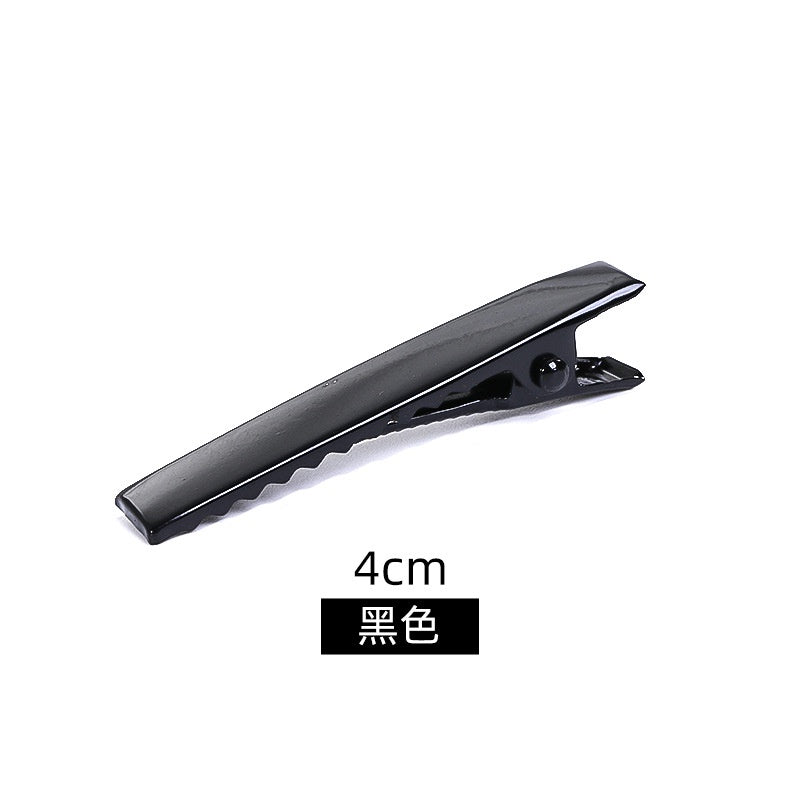 Fashion DIY Black Duckbill Clip Hair Accessories Headdress Handmade Bow Bottom Clip Clip Hair Cards