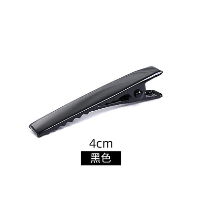 Fashion DIY Black Duckbill Clip Hair Accessories Headdress Handmade Bow Bottom Clip Clip Hair Cards