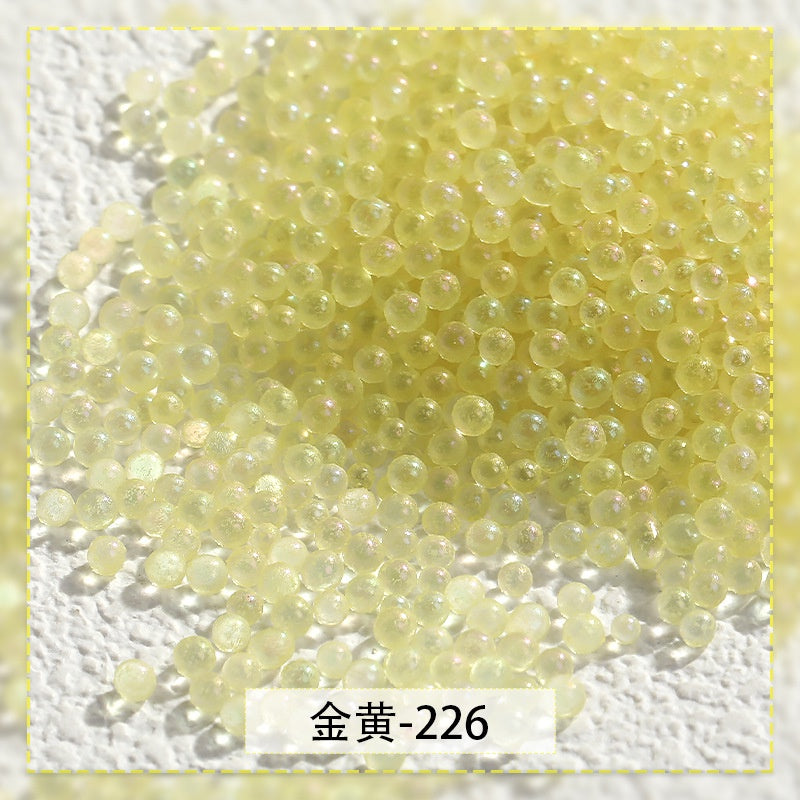 【Genuine in stock】nail rhinestones kawaii Nail jewelry Luminous Bubble Beads Nail Rhinestone DIY Handmade Fashion accessories