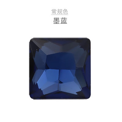 High Quality Square Crystal AB Rhinestone Flatback Glass Sew On Stone For Garment