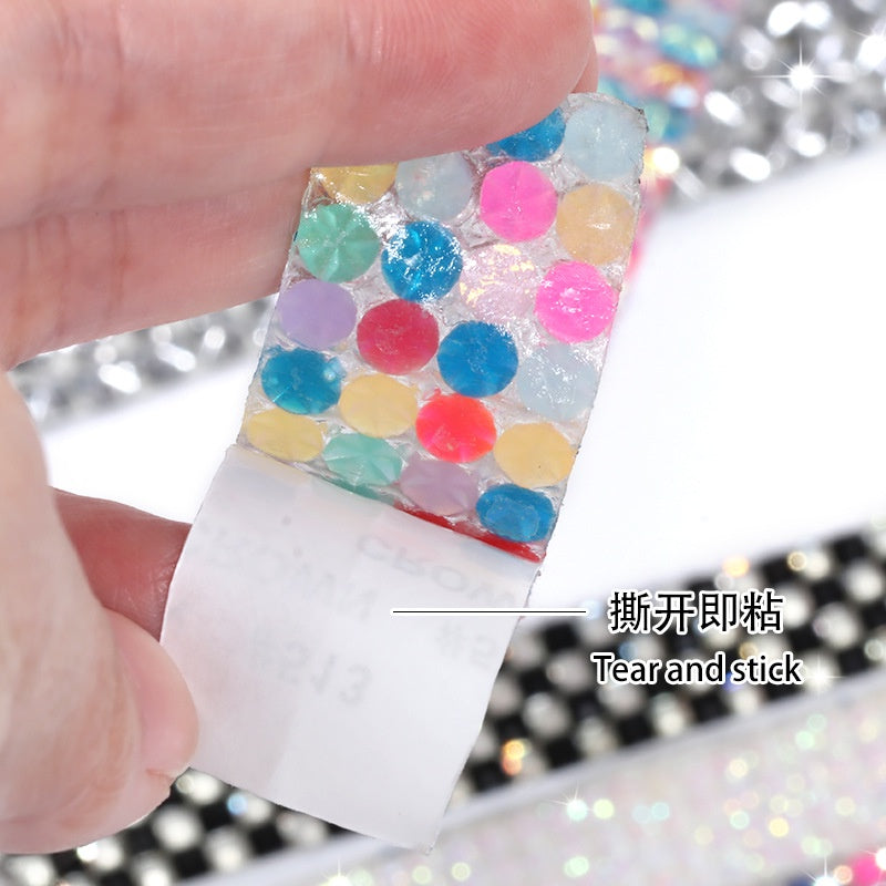 Multi-specification Diy resin rhinestone head crafts glue jewelry accessories hot rhinestone strips