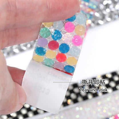 Multi-specification Diy resin rhinestone head crafts glue jewelry accessories hot rhinestone strips