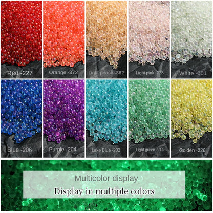 【Genuine in stock】nail rhinestones kawaii Nail jewelry Luminous Bubble Beads Nail Rhinestone DIY Handmade Fashion accessories