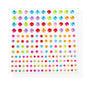 Cross-Border Hot Sell Face Rhinestone Diamond Sticker Eyebrow Eye Pad Forehead Face Decoration Acrylic Crystal Sticker Party Diamond Sticker