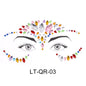 Tattoo Sticker Face Rhinestone Diamond Forehead Stickers Creative Stage Beauty Stickers Face Pasters