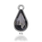 【ready stock】 women accessories  Single Hanging Water Drop Single Hole Pendant Inlaid with Crystal Diamond Diy Ear Jewelry Accessories