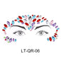 Tattoo Sticker Face Rhinestone Diamond Forehead Stickers Creative Stage Beauty Stickers Face Pasters