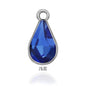 【ready stock】 women accessories  Single Hanging Water Drop Single Hole Pendant Inlaid with Crystal Diamond Diy Ear Jewelry Accessories