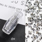 New nail art jewelry bottle transparent pixie beads sequins nail rhinestone decoration