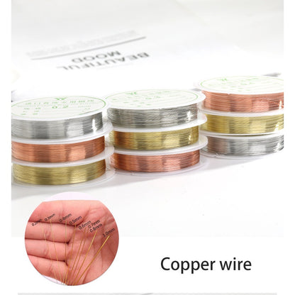 DIY Copper Wire Jewelry Dedicated To The Production of Headdress Materials Nail Styling Copper Wire