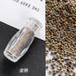 New nail art jewelry bottle transparent pixie beads sequins nail rhinestone decoration