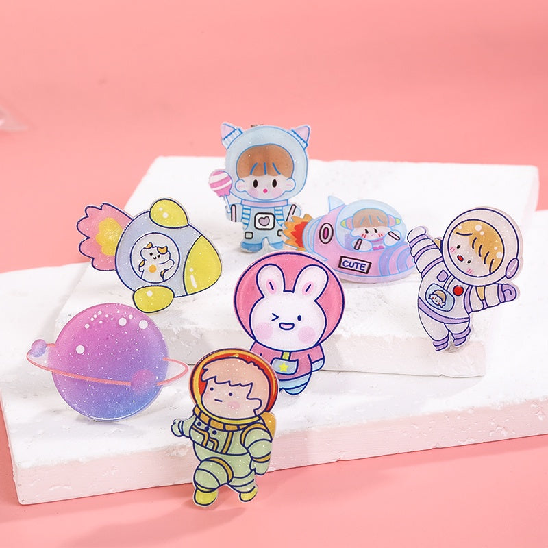 Korean Fashion Astronaut Brooch Jewelry