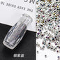 New nail art jewelry bottle transparent pixie beads sequins nail rhinestone decoration