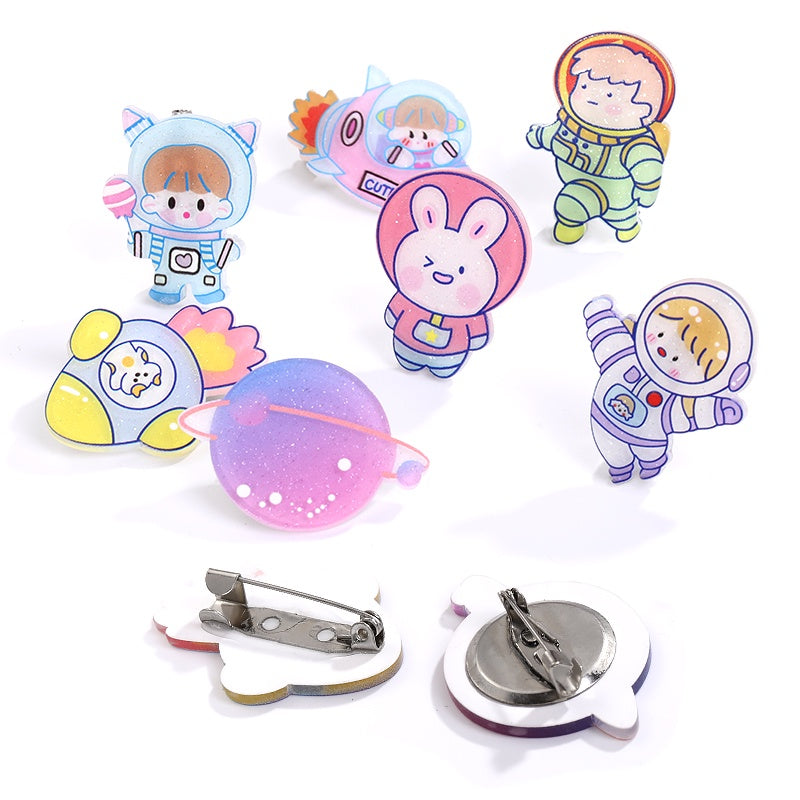 Korean Fashion Astronaut Brooch Jewelry