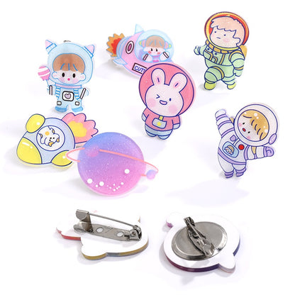 Korean Fashion Astronaut Brooch Jewelry