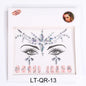 Electronic Music Festival Face Pasters Children's Stage Performance Face Stickers Stickers Crystal Eyes Rhinestone Stickers