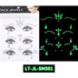 Luminous Gemstone Eye Sticker Decoration Face Gemstone Jewelry Crystal Rhinestone Sticker