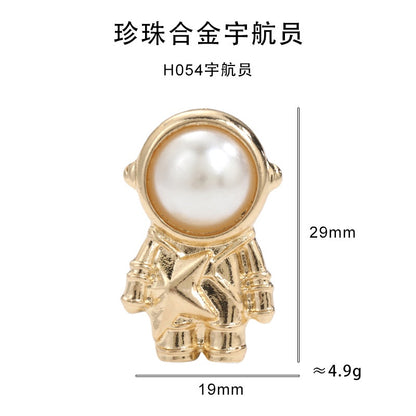 Jane Pearl Navigator's Flight gold alloy AbsDiy handmade hair accessories phone case