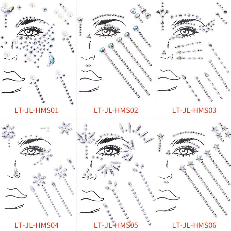 Gem Tattoo Crystal Makeup Eye decoration Diamond Crystal Sticker