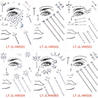 Gem Tattoo Crystal Makeup Eye decoration Diamond Crystal Sticker