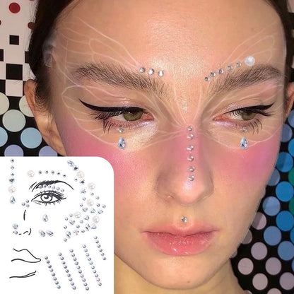Gem Tattoo Crystal Makeup Eye decoration Diamond Crystal Sticker