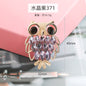 Rhinestone Owl Alloy Accessories Mobile phone case sticker Diy bag clothing alloy accessories