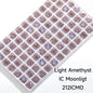 【ready stock】Gemstone jewelry New Design Sweet Shape IC Series Moonlight Color K9 Glass Crystal Rhinestone For Nail Art Accessories