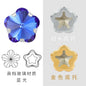 10mm Golden White K Claws Sewing Glass Flower Shape Crystal Rhinestones For Clothing Jewelry Making