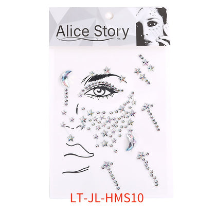 Gem Tattoo Crystal Makeup Eye decoration Diamond Crystal Sticker