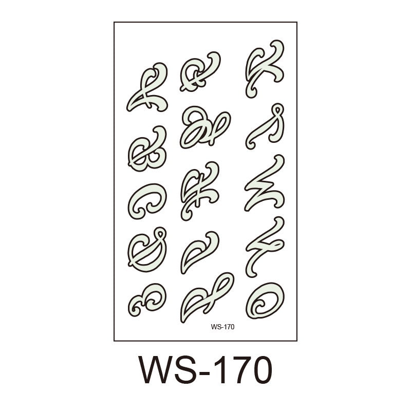 Luminous Tattoo Stickers - Glow in The Dark Temporary Tattoos for Party and Festival