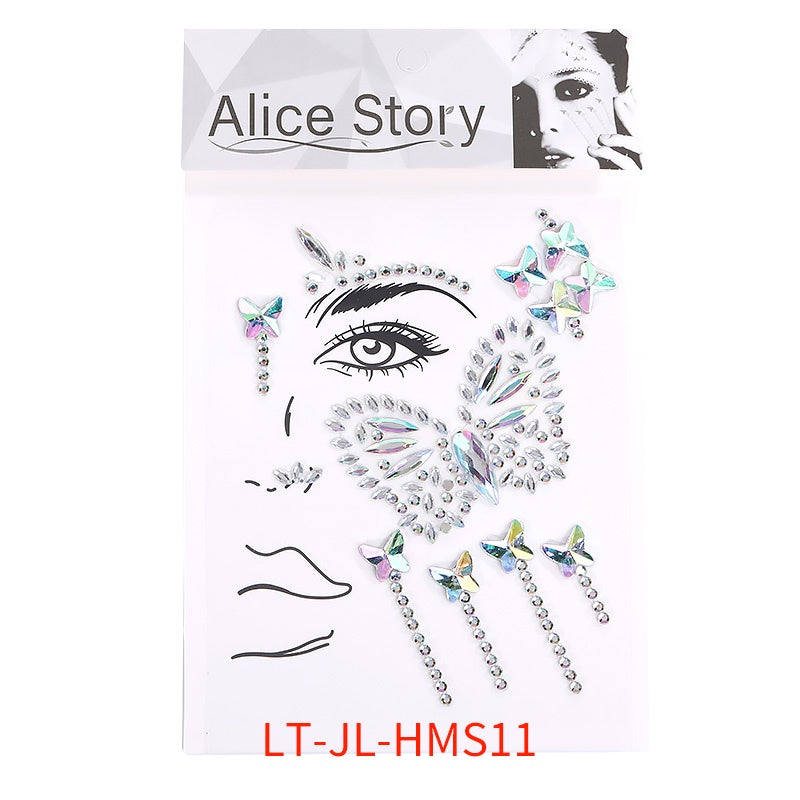Gem Tattoo Crystal Makeup Eye decoration Diamond Crystal Sticker