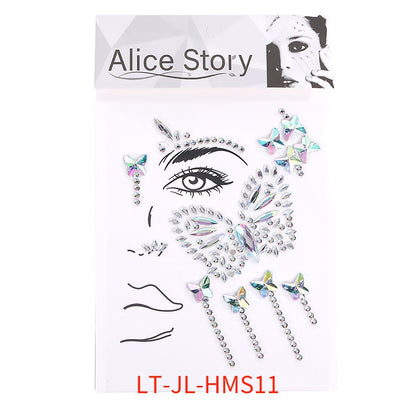 Gem Tattoo Crystal Makeup Eye decoration Diamond Crystal Sticker