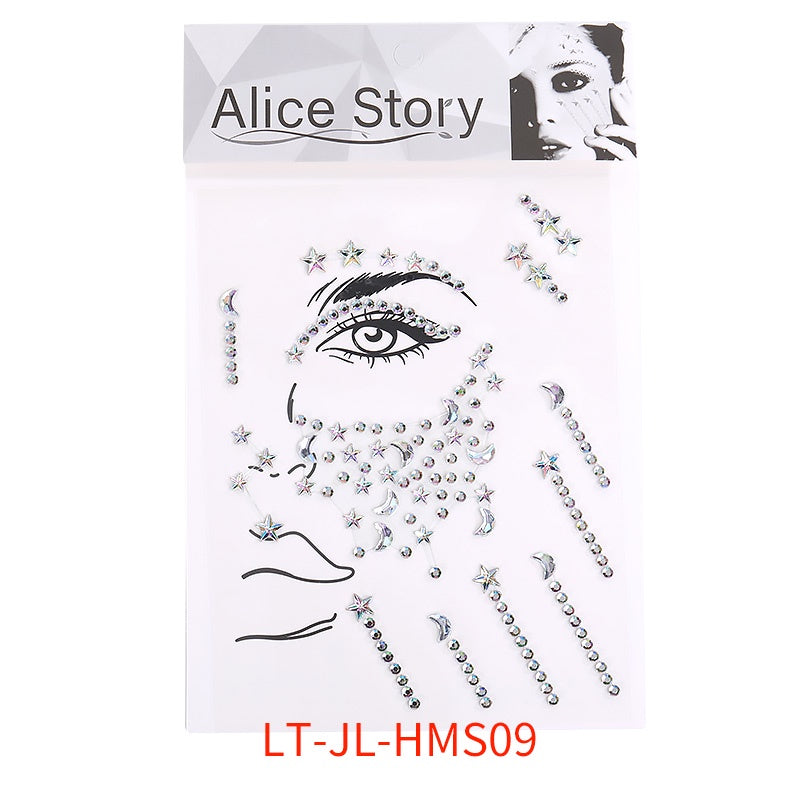 Gem Tattoo Crystal Makeup Eye decoration Diamond Crystal Sticker