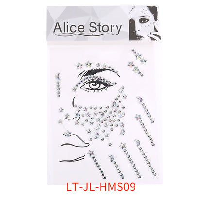 Gem Tattoo Crystal Makeup Eye decoration Diamond Crystal Sticker