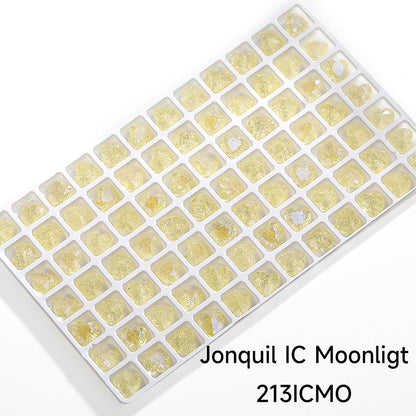【ready stock】Gemstone jewelry New Design Sweet Shape IC Series Moonlight Color K9 Glass Crystal Rhinestone For Nail Art Accessories