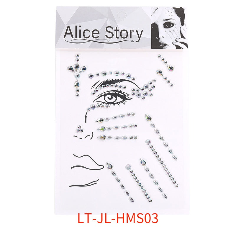 Gem Tattoo Crystal Makeup Eye decoration Diamond Crystal Sticker