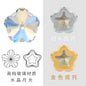 10mm Golden White K Claws Sewing Glass Flower Shape Crystal Rhinestones For Clothing Jewelry Making