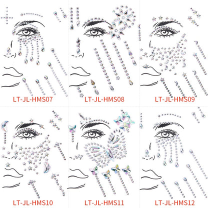 Gem Tattoo Crystal Makeup Eye decoration Diamond Crystal Sticker