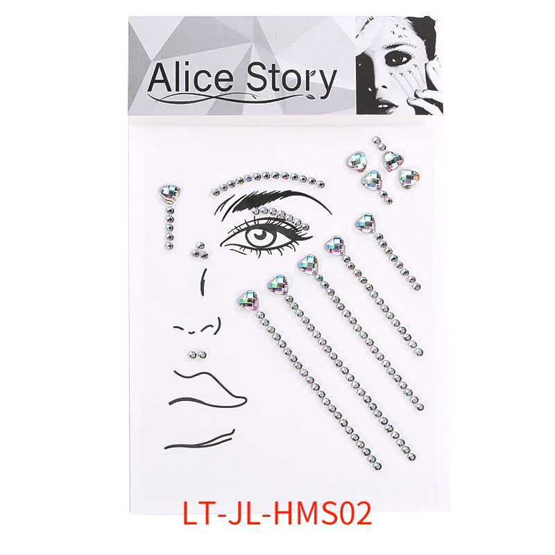 Gem Tattoo Crystal Makeup Eye decoration Diamond Crystal Sticker