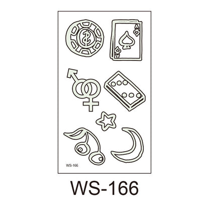 Luminous Tattoo Stickers - Glow in The Dark Temporary Tattoos for Party and Festival