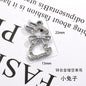 2pcs Rhinestone Pendant Cute Little Rabbit Alloy Pendant Diy Accessories Material Necklace Bracelet Pendant Key Chain Accessories