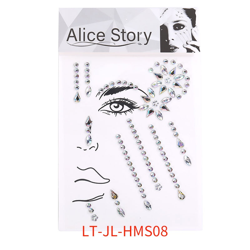 Gem Tattoo Crystal Makeup Eye decoration Diamond Crystal Sticker