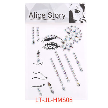 Gem Tattoo Crystal Makeup Eye decoration Diamond Crystal Sticker