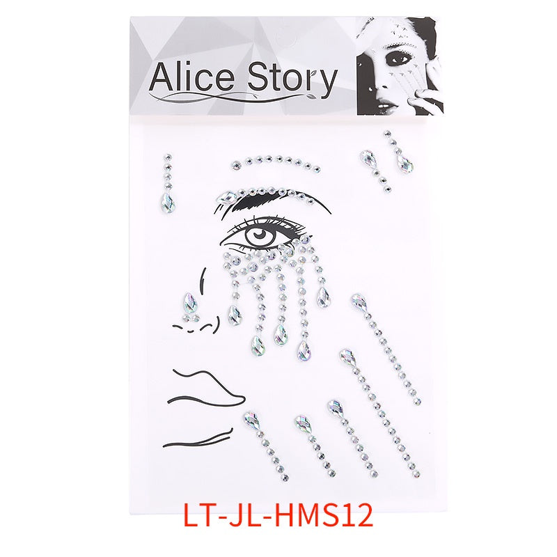 Gem Tattoo Crystal Makeup Eye decoration Diamond Crystal Sticker