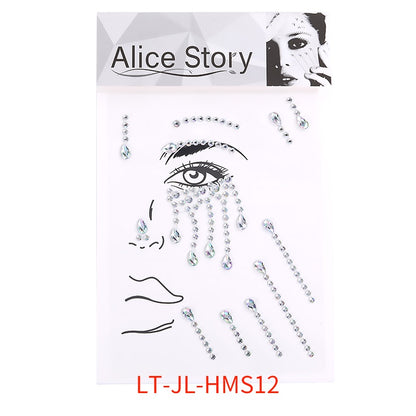 Gem Tattoo Crystal Makeup Eye decoration Diamond Crystal Sticker
