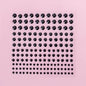 Cross-Border Hot Sell Face Rhinestone Diamond Sticker Eyebrow Eye Pad Forehead Face Decoration Acrylic Crystal Sticker Party Diamond Sticker