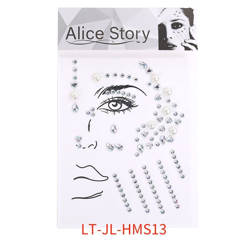 Gem Tattoo Crystal Makeup Eye decoration Diamond Crystal Sticker