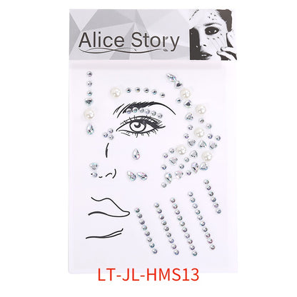 Gem Tattoo Crystal Makeup Eye decoration Diamond Crystal Sticker