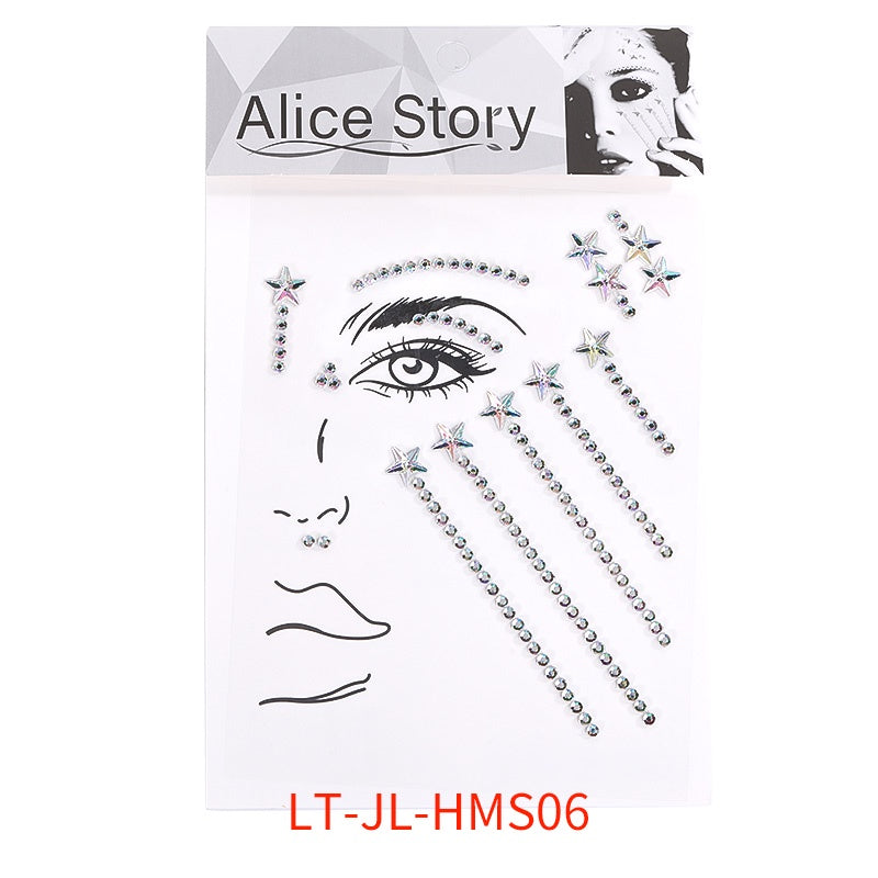 Gem Tattoo Crystal Makeup Eye decoration Diamond Crystal Sticker